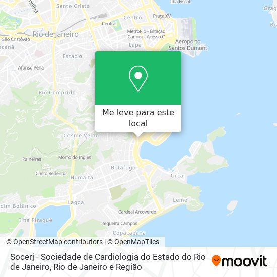 Socerj - Sociedade de Cardiologia do Estado do Rio de Janeiro mapa
