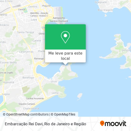 Embarcação Rei Davi mapa