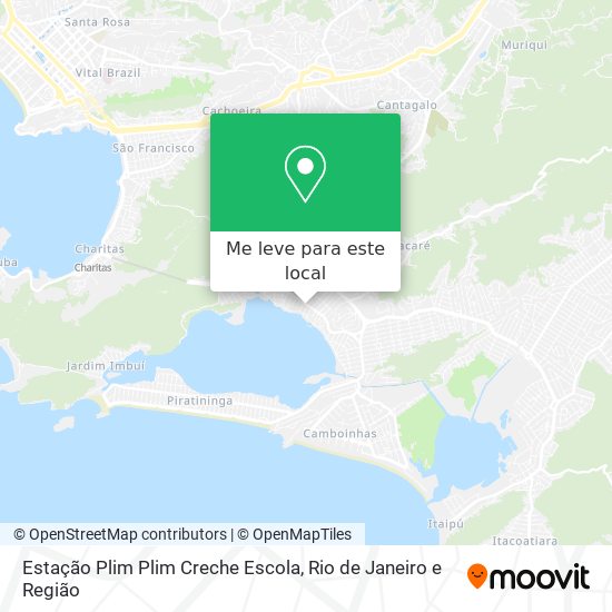 Estação Plim Plim Creche Escola mapa