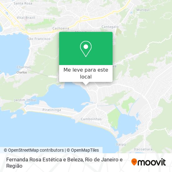 Fernanda Rosa Estética e Beleza mapa