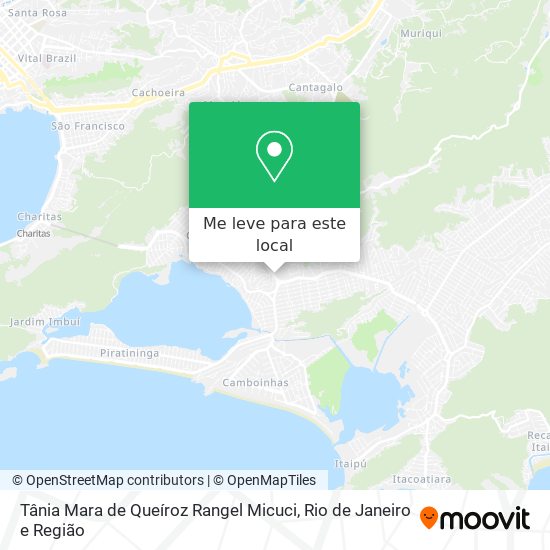 Tânia Mara de Queíroz Rangel Micuci mapa