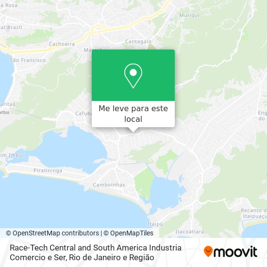 Race-Tech Central and South America Industria Comercio e Ser mapa