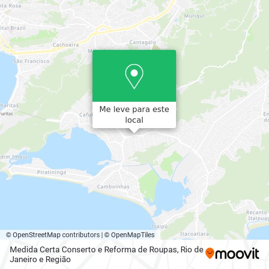 Medida Certa Conserto e Reforma de Roupas mapa