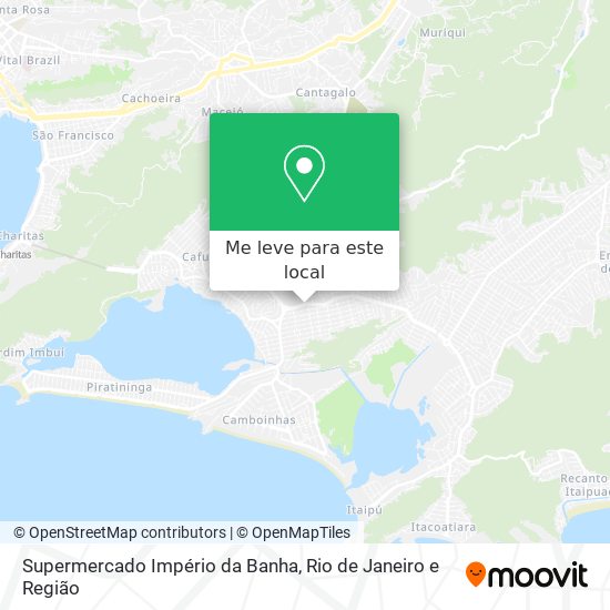 Supermercado Império da Banha mapa