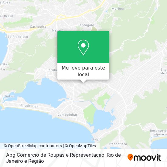 Apg Comercio de Roupas e Representacao mapa