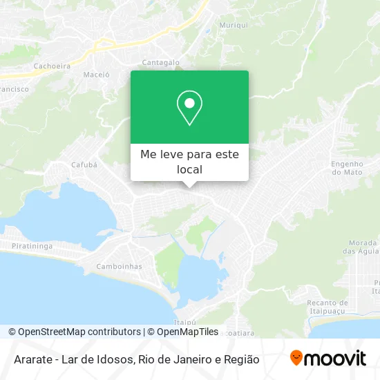 Ararate - Lar de Idosos mapa