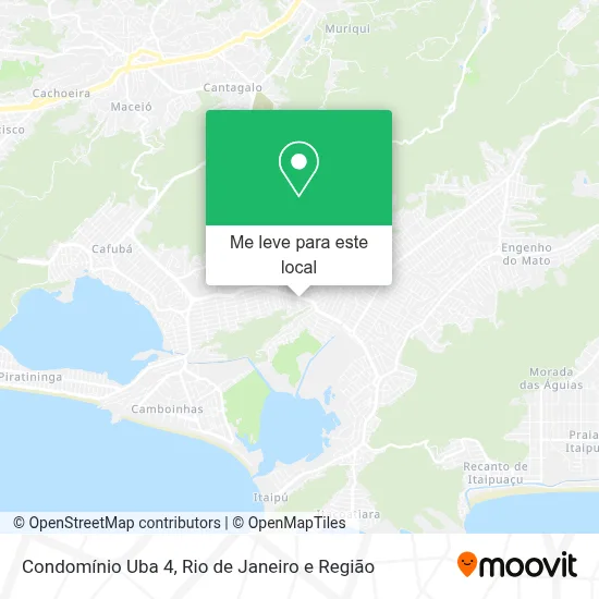 Condomínio Uba 4 mapa