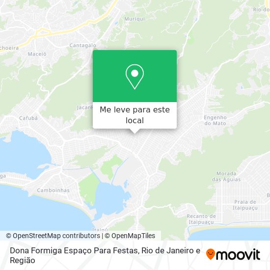 Dona Formiga Espaço Para Festas mapa