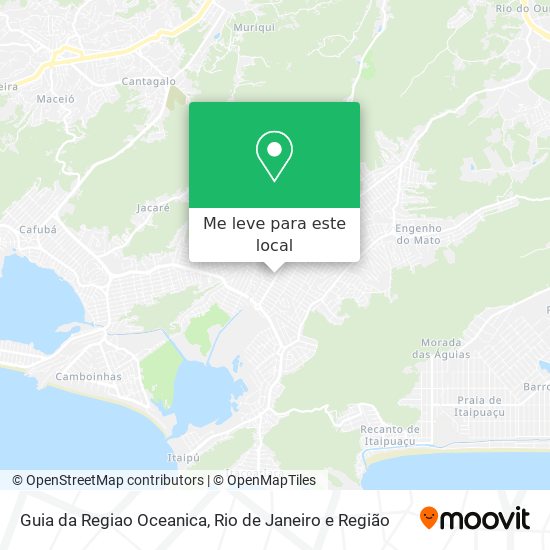 Guia da Regiao Oceanica mapa