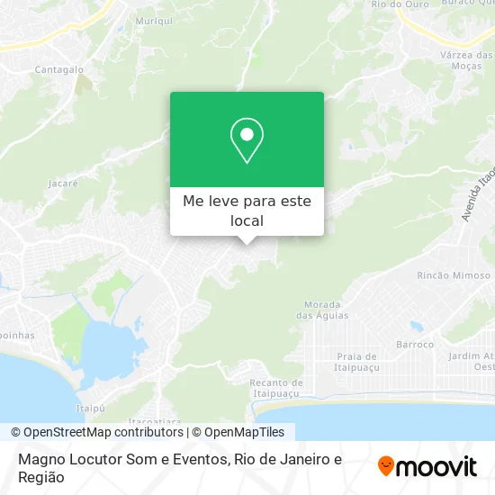 Magno Locutor Som e Eventos mapa