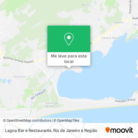 Lagoa Bar e Restaurante mapa