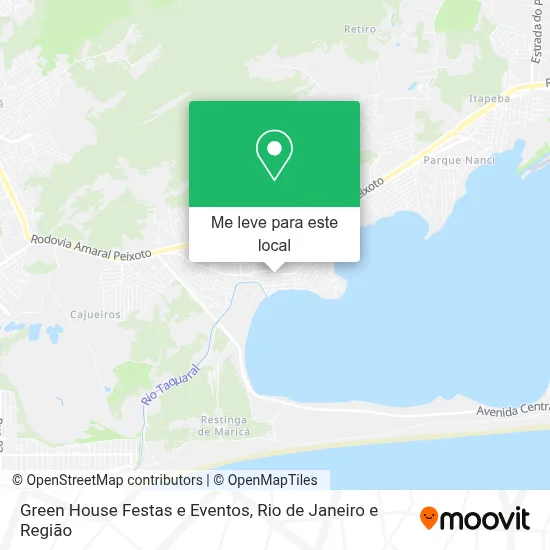 Green House Festas e Eventos mapa