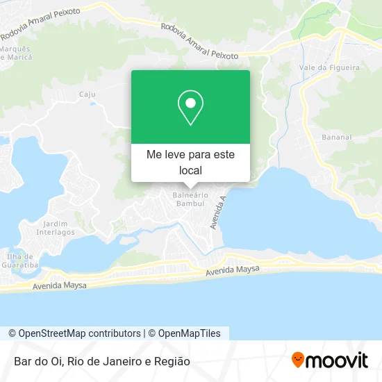 Bar do Oi mapa