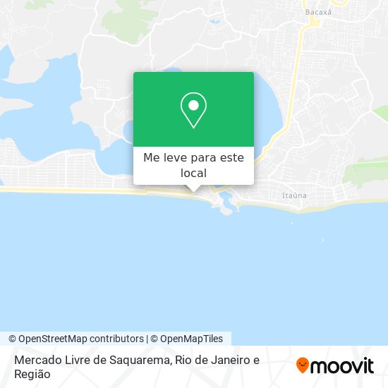 Mercado Livre de Saquarema mapa