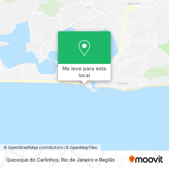 Quiosque do Carlinhos mapa