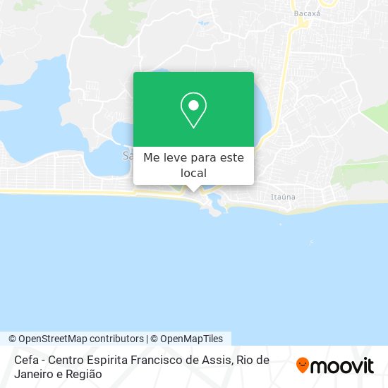 Cefa - Centro Espirita Francisco de Assis mapa