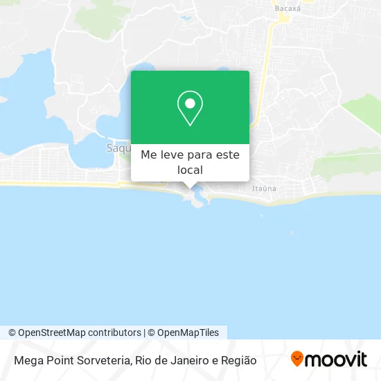 Mega Point Sorveteria mapa