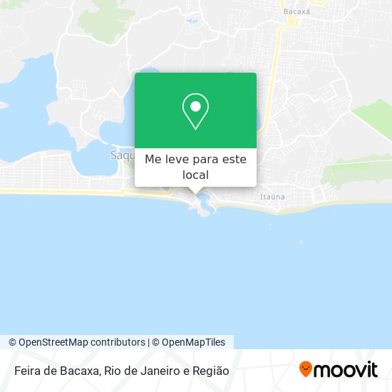 Feira de Bacaxa mapa