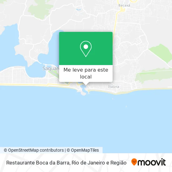 Restaurante Boca da Barra mapa
