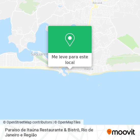 Paraíso de Itaúna Restaurante & Bistrô mapa