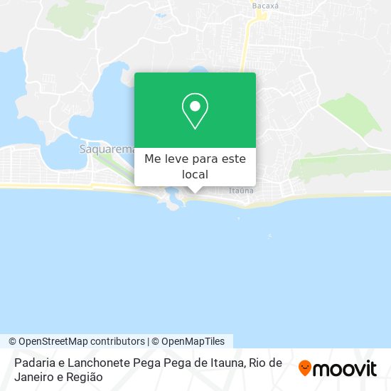 Padaria e Lanchonete Pega Pega de Itauna mapa