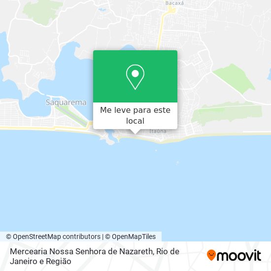 Mercearia Nossa Senhora de Nazareth mapa