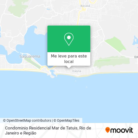 Condominio Residencial Mar de Tatuis mapa