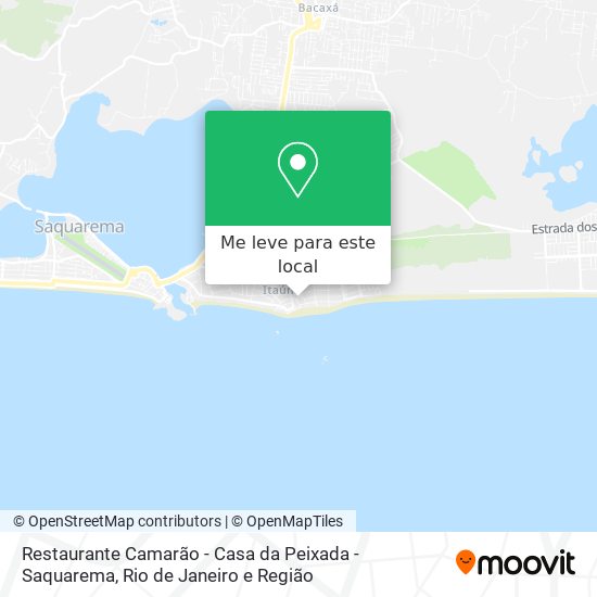 Restaurante Camarão - Casa da Peixada - Saquarema mapa