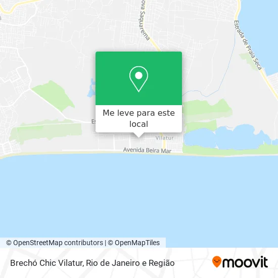 Brechó Chic Vilatur mapa