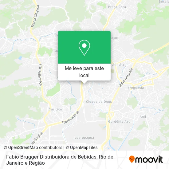 Fabio Brugger Distribuidora de Bebidas mapa