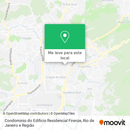 Condominio do Edificio Residencial Firenze mapa