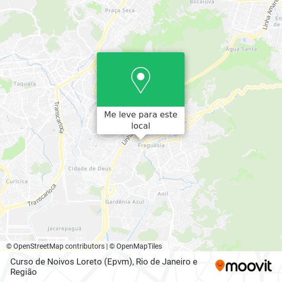 Curso de Noivos Loreto (Epvm) mapa