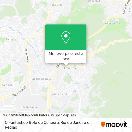 O Fantástico Bolo de Cenoura mapa