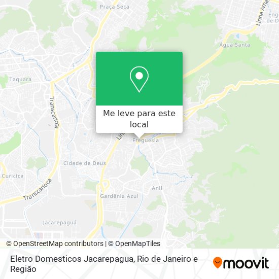 Eletro Domesticos Jacarepagua mapa