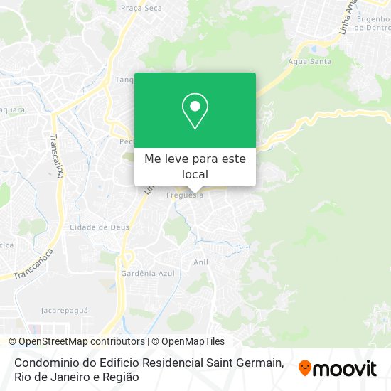 Condominio do Edificio Residencial Saint Germain mapa