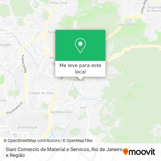Siani Comercio de Material e Servicos mapa