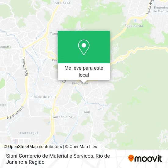 Siani Comercio de Material e Servicos mapa
