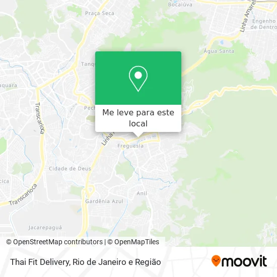 Thai Fit Delivery mapa