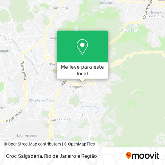 Croc Salgaderia mapa