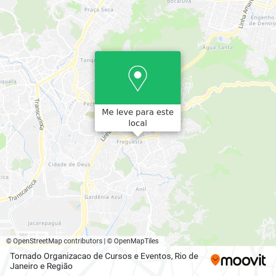 Tornado Organizacao de Cursos e Eventos mapa