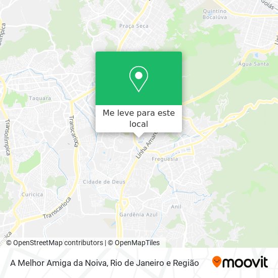 A Melhor Amiga da Noiva mapa