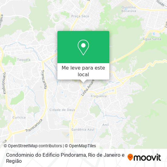 Condominio do Edificio Pindorama mapa