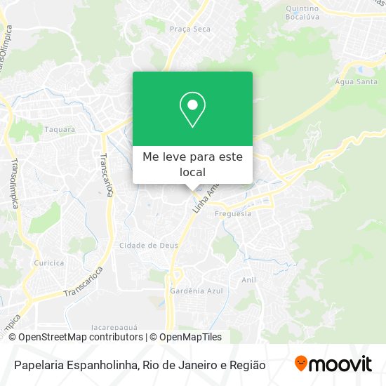 Papelaria Espanholinha mapa
