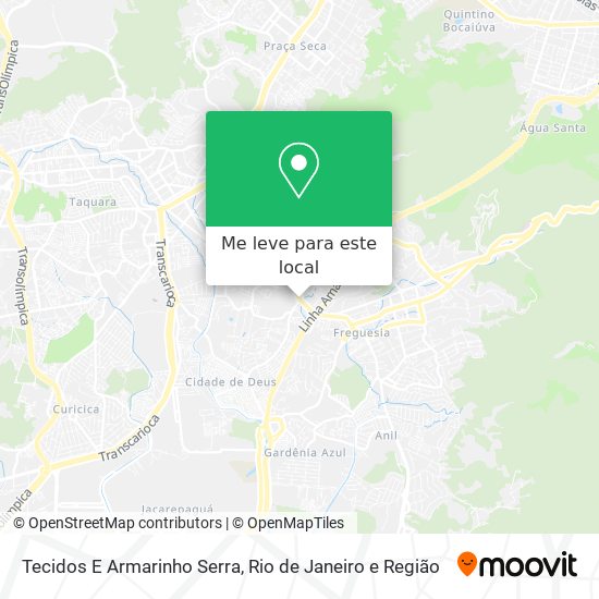 Tecidos E Armarinho Serra mapa