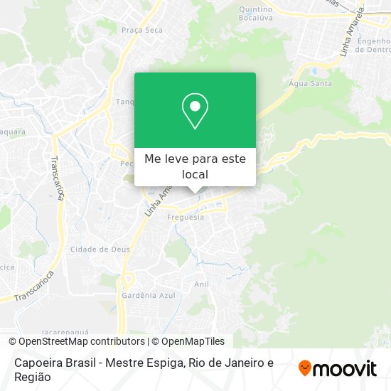 Capoeira Brasil - Mestre Espiga mapa