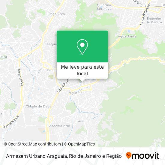 Armazem Urbano Araguaia mapa