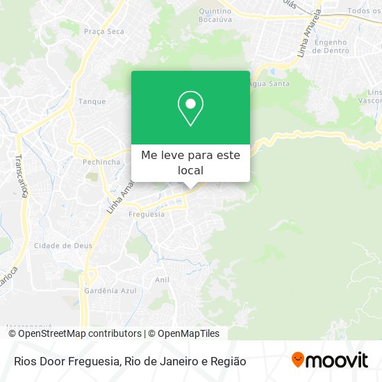 Rios Door Freguesia mapa