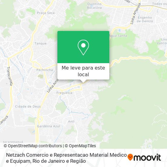 Netzach Comercio e Representacao Material Medico e Equipam mapa