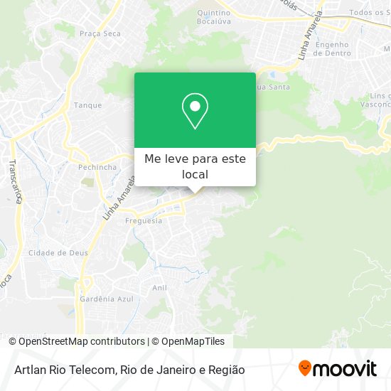 Artlan Rio Telecom mapa