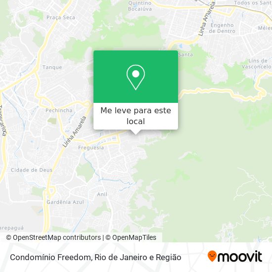 Condomínio Freedom mapa